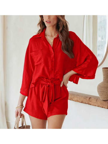 So You 2-delige outfit rood