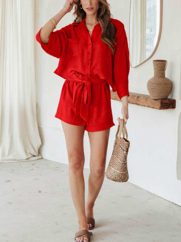So You 2tlg. Outfit in Rot
