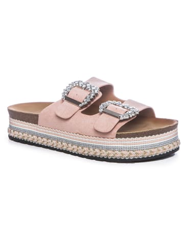Foreverfolie Slippers lichtroze