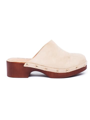 Foreverfolie Clogs in Beige