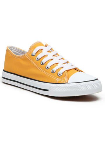 Foreverfolie Sneakersy w kolorze żółtym