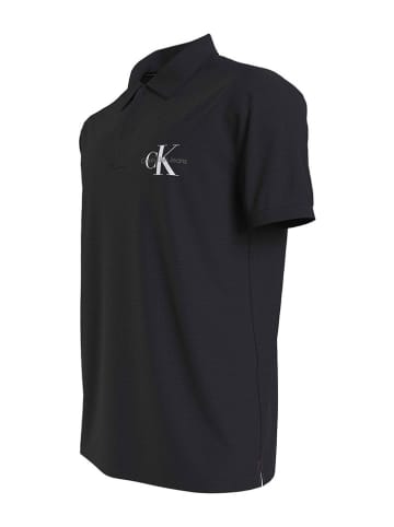 Calvin Klein Koszulka polo w kolorze czarnym