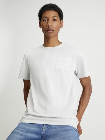 Calvin Klein Koszulka w kolorze jasnoszarym