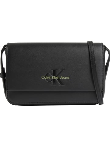 Calvin Klein Umhängetasche in Schwarz - (B)19 x (H)13 x (T)3,5 cm