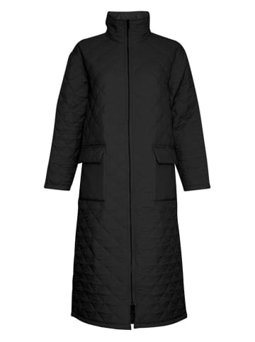 MOSS COPENHAGEN Doorgestikte mantel "Whitney" zwart