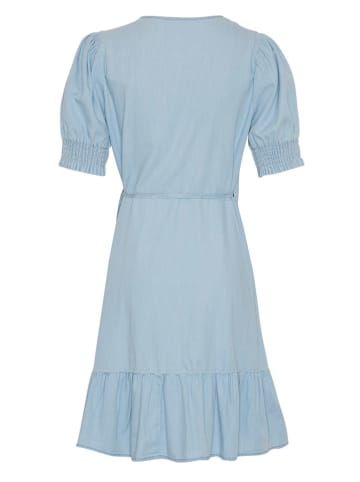 MOSS COPENHAGEN Sukienka dżinsowa "Emery Lyanna" w kolorze błękitnym