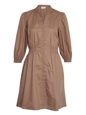 MOSS COPENHAGEN Sukienka "Chanet Petronia" w kolorze brązowym