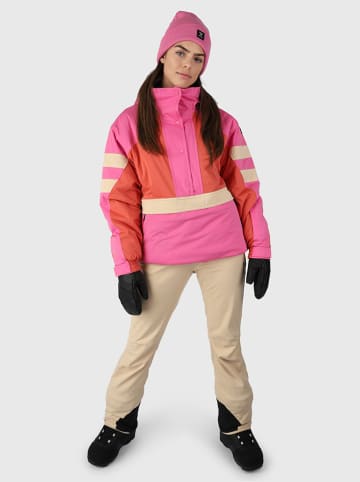Brunotti Spodnie narciarskie "Coldlake" w kolorze beżowym