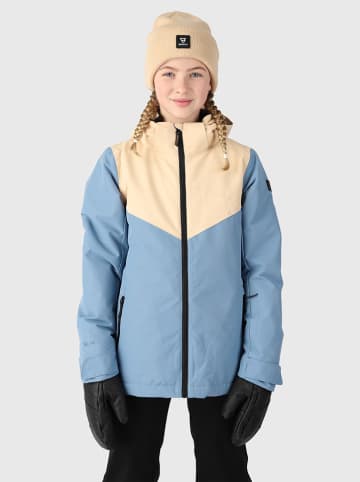 Brunotti Ski-/ Snowboardjacke "Hakubia" in Beige/ Hellblau