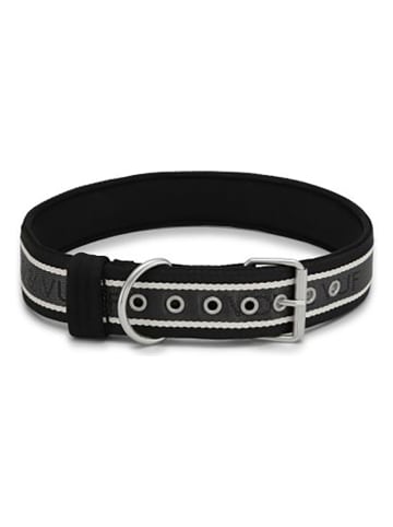 VOV & VUF Hundehalsband in Schwarz