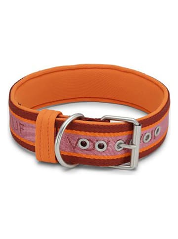 VOV & VUF Hondenhalsband oranje/rood