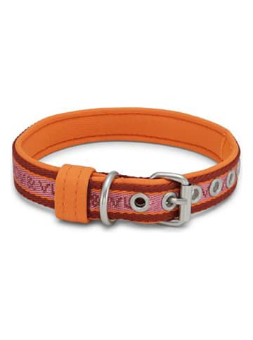 VOV & VUF Hundehalsband in Orange/ Rot