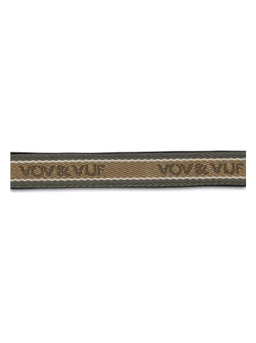 VOV & VUF Hondenhalsband zwart/bruin