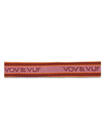 VOV & VUF Hondenhalsband oranje/rood