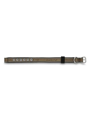 VOV & VUF Hondenhalsband zwart/bruin