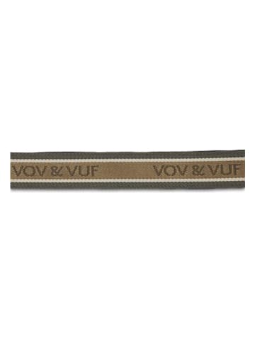 VOV & VUF Hundehalsband in Braun/ Khaki