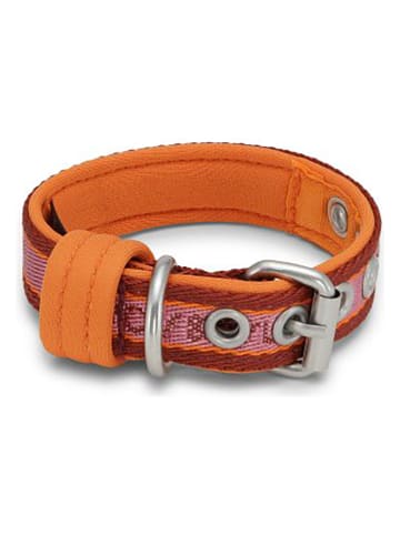 VOV & VUF Halsband rood/oranje - (L)29 cm