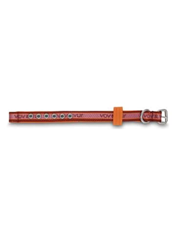 VOV & VUF Halsband rood/oranje - (L)29 cm