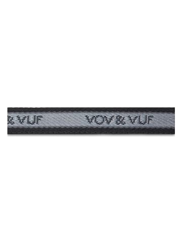 VOV & VUF Halsband zwart/grijs - (L)29 cm