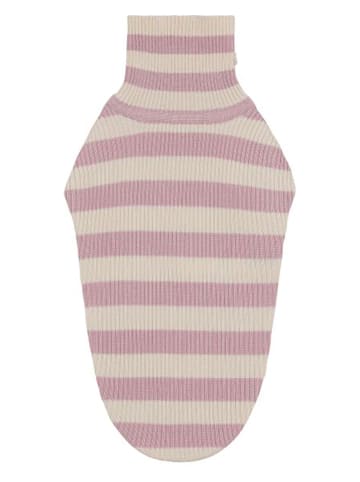 VOV & VUF Hundepullover in Rosa/ Creme