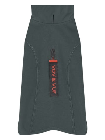 VOV & VUF Płaszcz przeciwdeszczowy w kolorze antracytowym dla psa