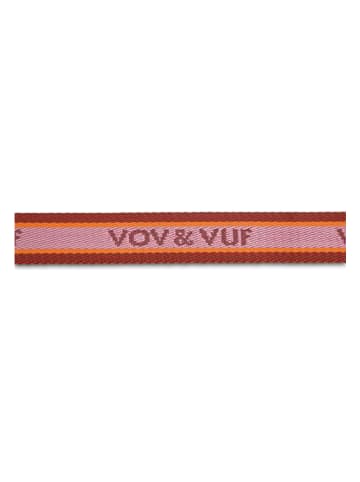 VOV & VUF Hundeleine in Rot/ Rosa - (L)130 cm