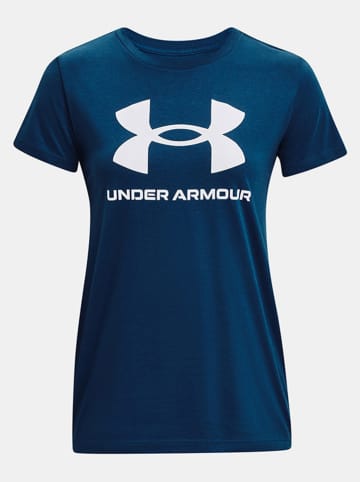 Under Armour Koszulka "Sportystyle" w kolorze granatowym