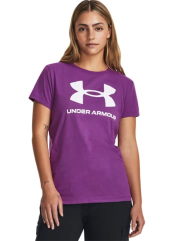 Under Armour Koszulka "Sportystyle" w kolorze fioletowym