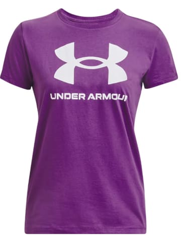 Under Armour Koszulka "Sportystyle" w kolorze fioletowym