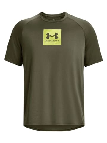 Under Armour Koszulka sportowa "Tech" w kolorze khaki