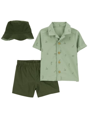 carter's 3-delige outfit groen