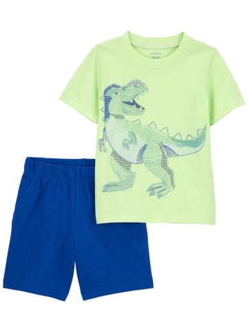 carter's 2-delige outfit groen/blauw