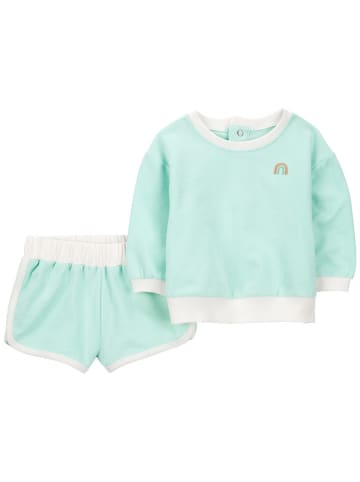 carter's 2-delige outfit turquoise