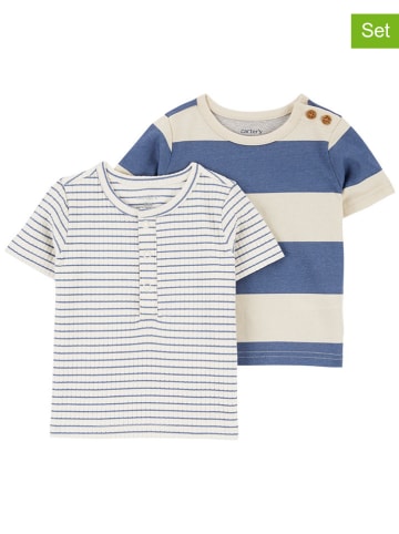 carter's 2-delige set: shirts blauw