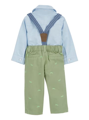 carter's 2-delige outfit lichtblauw/groen