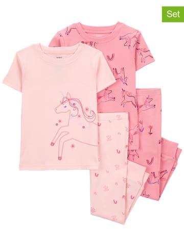 carter's 2er-Set: Pyjamas in Rosa
