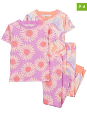 carter's 2er-Set: Pyjamas in Lila