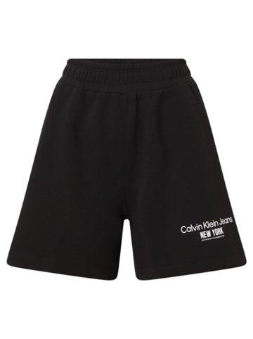 Calvin Klein Sweatshorts in Schwarz
