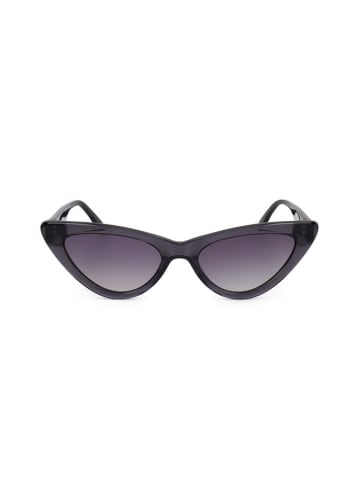 Karl Lagerfeld Damskie okulary przeciwsłoneczne w kolorze antracytowo-fioletowym