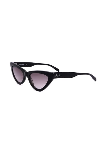 Karl Lagerfeld Damen-Sonnenbrille in Schwarz/ Lila