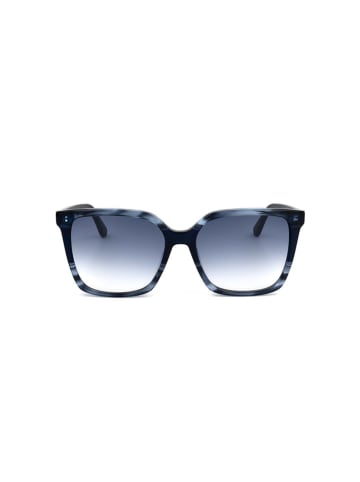 Karl Lagerfeld Damen-Sonnenbrille in Schwarz/ Blau