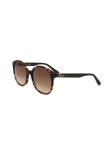 Karl Lagerfeld Damen-Sonnenbrille in Braun/ Hellbraun