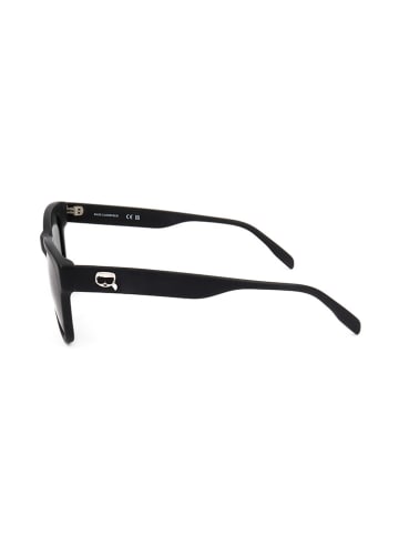 Karl Lagerfeld Okulary przeciwsłoneczne unisex w kolorze czarno-szarym