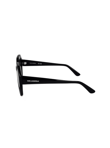 Karl Lagerfeld Damskie okulary przeciwsłoneczne w kolorze czarno-granatowym