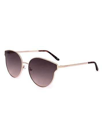 Guess Damskie okulary przeciwsłoneczne w kolorze złoto-brązowym