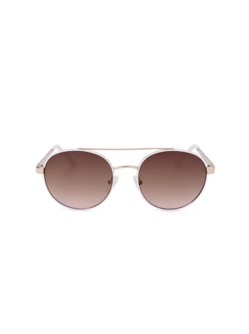Guess Damen-Sonnenbrille in Hellbraun/ Gold