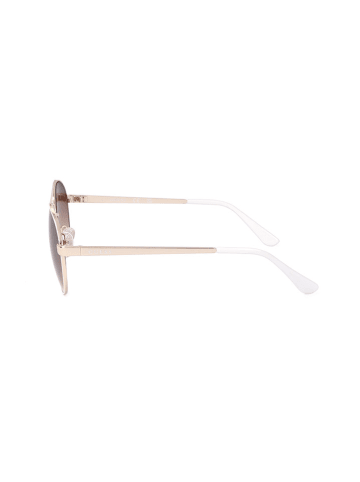 Guess Damen-Sonnenbrille in Hellbraun/ Gold
