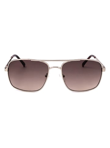 Guess Herren-Sonnenbrille in Gold/ Hellbraun