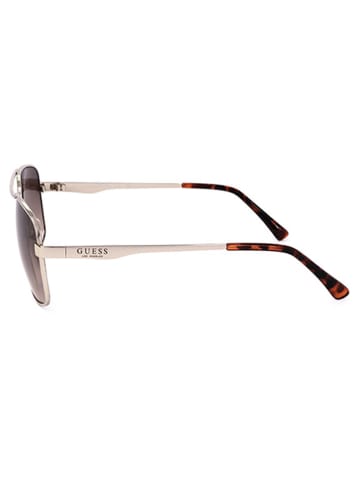 Guess Herren-Sonnenbrille in Gold/ Hellbraun