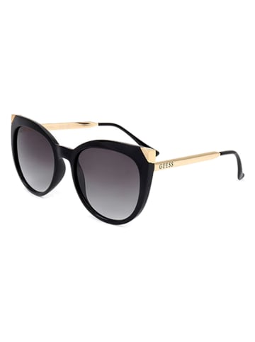 Guess Damen-Sonnenbrille in Schwarz/ Gold